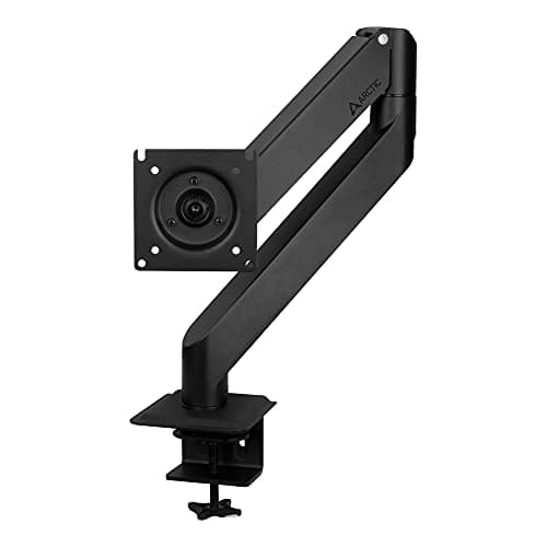 Image of ARCTIC X1-3D - Monitor arm with gas lift arm for one monitor, monitor stand for up to 40"/43" Ultrawide, up to 10 kg/22 Ibs, Cable management, Tiltable, Swivelable, Height adjustable - Black