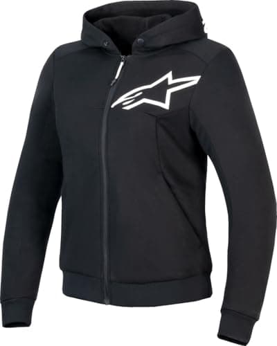 Image of Alpinestars Stella Chrome V2 Sport Women's Motorcycle Zip Hoodie, Black, XS