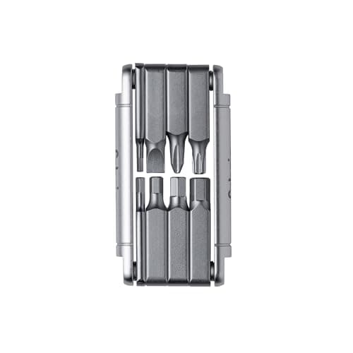 Image of Fabric EightTool - Foldable Multitool for Cycling: 8 in 1 - Hex Keys, Torque, Screwdriver - Compact Bike Repair Tool - Silver - FTL-02