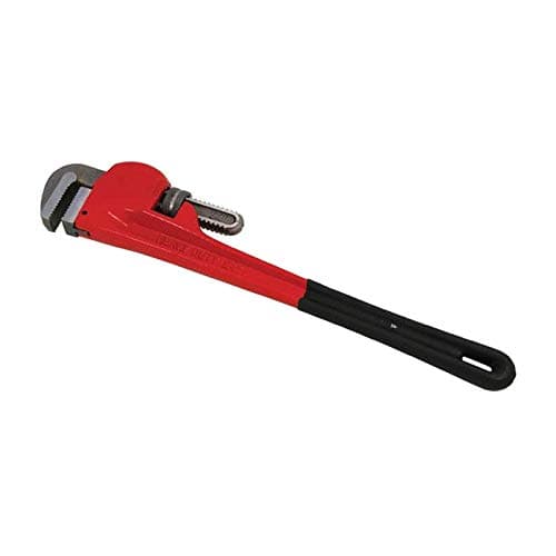 Image of Dapetz ® Pipe Wrench 600mm, 24" Straight Pipe Wrench Heavy Duty Plumbing Wrench Pipe Spanner Stillson Adjustable Pipe Wrench Soft Grip Handle