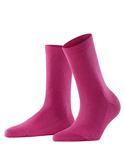 Image of FALKE Women's Family W SO Sustainable Cotton Plain 1 Pair Socks, Red (Berry 8390) new - eco-friendly, 5.5-8