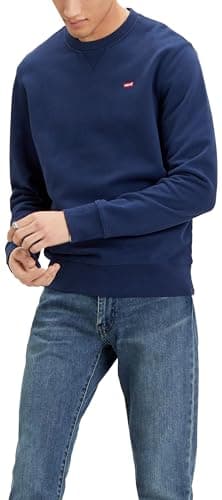 Image of Levi's Men's Crew Sweatshirt Blue XL