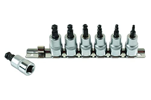 Image of Laser 2179 Ball End Hex Socket Bit Set 3/8"D 7pc