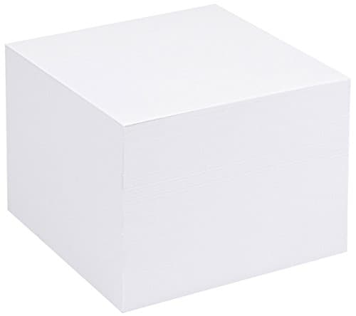 Image of 5 Star CP055YTWHI Office Refill Block for Noteholder Cube Approx. 750 Sheets of Paper 90x90mm White