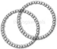 Image of Weldtite Oversized headset Bearing cage pack of 2 5/32 7 ball bearings