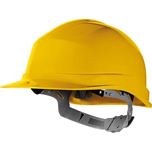 Image of Delta Plus ZIRC1JA Zircon - Safety Helmet, Un-Vented with Manual Adjustment - Yellow - Adjustable