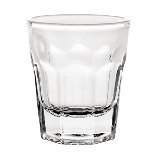 Image of Olympia Orleans Shot Glasses Set 40 ml/1.25 oz (Pack of 12), Clear Glass, Glasswasher Safe, CB866