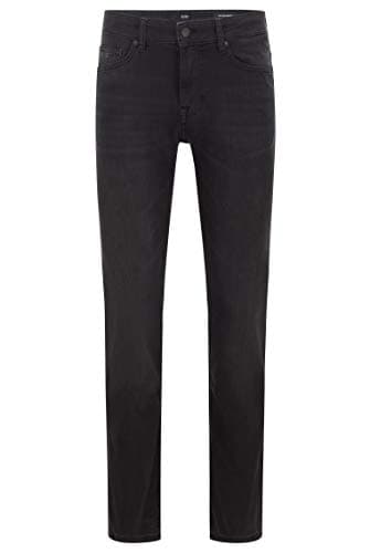 Image of BOSS Casual Men's Delaware Bc-p Straight Jeans, Black (Black 008), W34/L34