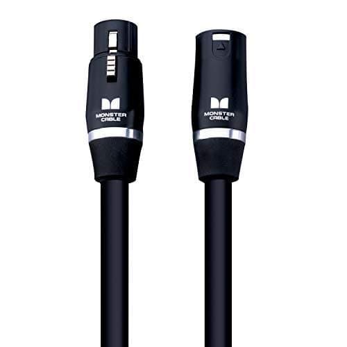 Image of Monster Prolink Studio Pro 2000 Microphone Cable - Gold Contact XLRs, 5 feet