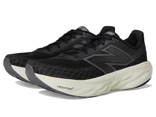 Image of New Balance Women's Fresh Foam X 1080 V14 Running Shoes, Black Phantom Sea Salt, 7.5 UK