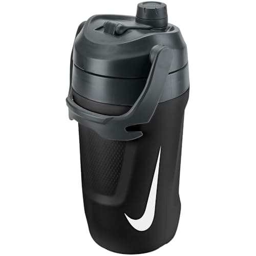 Image of Nike Fuel Jug Chug 64oz 1892 ml Water Bottle Sports Bottle Fitness Training Large Bottle, Black/Anthracite/White