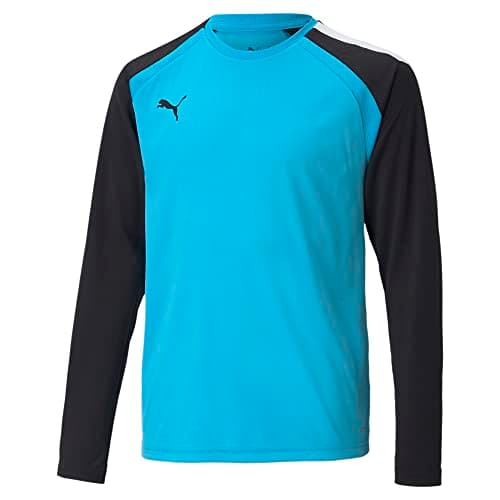 Image of PUMA Unisex Kids Teampacer Gk Ls Jersey Jr Performance Tee, Blue Atoll-puma Black-puma White, 152 EU