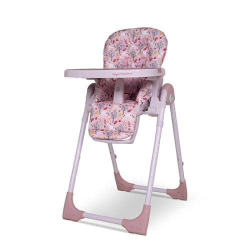 Image of Cosatto Noodle 0+ Highchair | from Birth Reclining Cradle – Height Adjustable Feeding Seat | Compact Fold – Easy Clean Washable Pads & Two?Part Tray (Unicorn Garden)