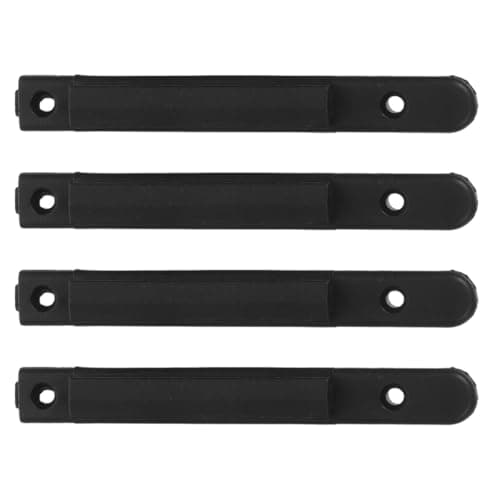 Image of CHICAMPERA 4Pcs Retractable Belt Receiver Clips for Wall Mounted Barrier Stanchions, Universal Retractable Barrier Cassette Replacement with Mounting Buckles for Crowd Control Queue