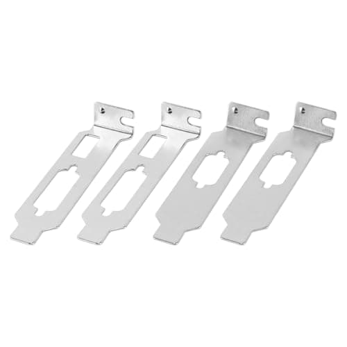 Image of Nicear 4 Piece HDMI DVI VGA Video Card Low Profile BracketTitle Computer Case Component 2-P1iece HDMI DVI and 2 VGA