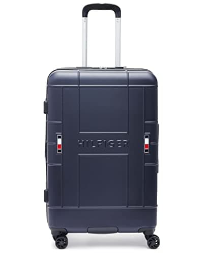 Image of Tommy Hilfiger Women's Hardside Upright Set, Navy, One Size, Hardside Upright Set