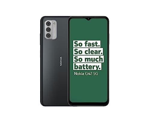 Image of Nokia G42 5G 6.56” HD+ Smartphone Featuring Triple rear 50MP AI camera, 6GB/128GB Storage, 3-day battery life, Android 13, OZO 3D audio capture, QuickFix repairability and Dual SIM - Grey
