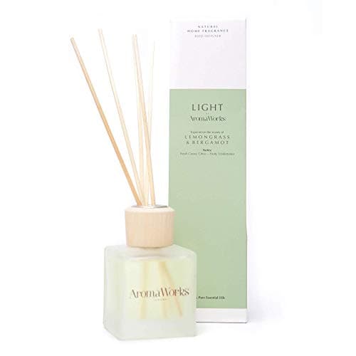 Image of AromaWorks Light Reed Diffuser 100ml, Lemongrass & Bergamot