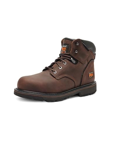 Image of Timberland Pro Men PIT BOSS Inch Steel Safety Toe Industrial Work Shoe Brown 43.5
