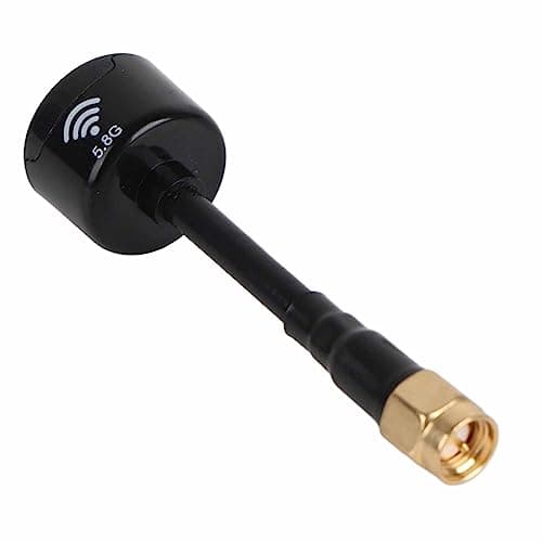 Image of Keenso 3dBi High Gain Antenna for FPV Racing Drone RC Parts Accessory, 5.8Ghz RHCP with Improved Signal Transmission (Black)