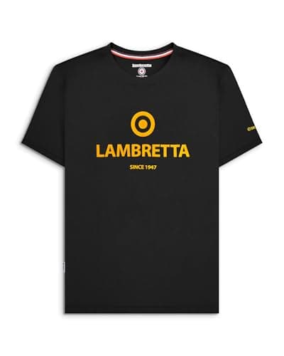 Image of Lambretta Mens Tee Adults Black Extra Extra Large Mens