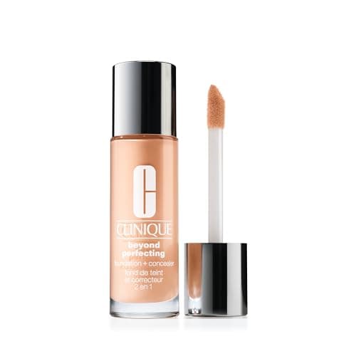 Image of Clinique Beyond Perfecting Liquid Lightweight Full-Coverage Foundation + Concealer For Dry Combination To Oily Skin Types