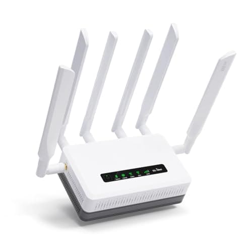 Image of GL.iNet GL-XE3000 (Puli AX) 5G Router with SIM Card Slot, Dual SIM Cellular Router, Wi-Fi 6, 6400mAh Battery, Multi-WAN, VPN, OpenWrt, Secure 5G Routers for Office, Retail, Events, Remote Work