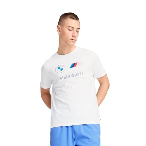 Image of PUMA Mens BMW MMS Logo Tees, Puma White, L EU