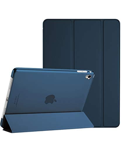 Image of ProCase Smart Case for iPad Pro 9.7 2016 (Model: A1673 A1674 A1675)), Ultra Slim Lightweight Stand Shell Cover with Translucent Frosted Back for iPad Pro 9.7 Inch 2016 – Navy