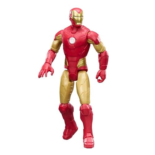 Image of Marvel Avengers Titan Series Iron Man 29.2-cm (11.5 inch) Action Figure, Super Hero Figures & Toys for kids, Ages 4+, Red