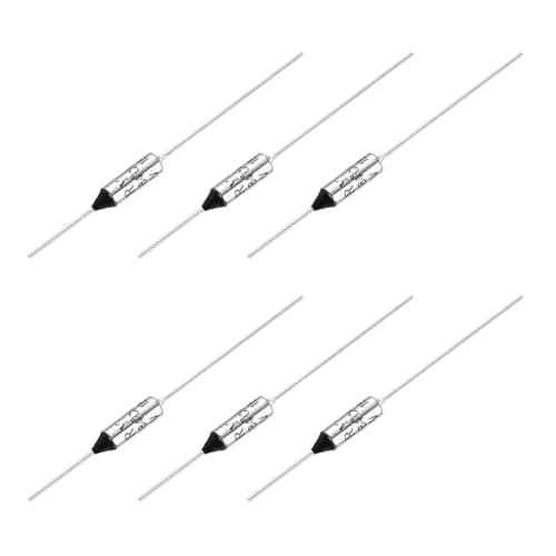 Image of sourcing map 6Pcs Metal Temperature Thermal Fuse RY184 184 °C 363.2°F 15A 250V Cutoff Thermal Fuse for Motor Transformer Electric Industrial Home Appliance