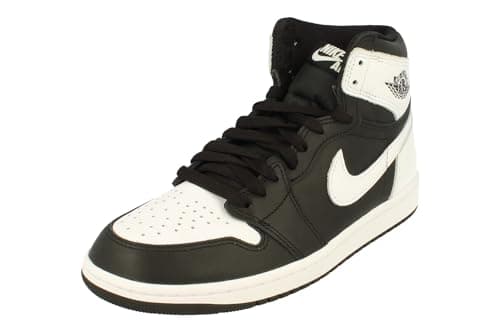 Image of NIKE Air Jordan 1 Retro High OG Mens Basketball Trainers DZ5485 Sneakers Shoes (UK 7.5 US 8.5 EU 42, Black White 010)