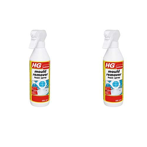 Image of Mould Remover HG Bathroom Foam Spray 500ml (2 Bottles)