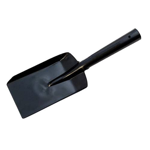 Image of COAL SHOVEL 100 MM BLACK CONTRACTORS TOOL SPADE HAND TOOLS U303