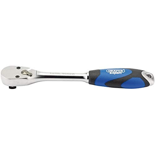 Image of Draper 26710 60 Tooth Sealed Head Reversible Soft Grip Ratchet