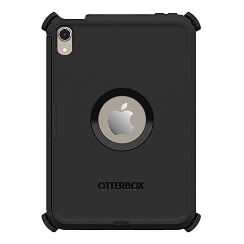 Image of OtterBox Defender Case for iPad Mini 8.3-Inch 7th gen 2024 (A17 Pro) / 6th gen 2021, Shockproof, Ultra-Rugged Protective Case with built in Screen Protector, 2x Tested to Military Standard, Black