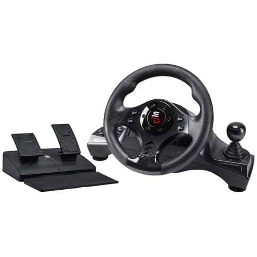 Image of Subsonic Superdrive - GS750 Drive Pro steering wheel with pedals, paddles, shifter and vibration for Xbox Serie X/S, PS4, Xbox One, PC (programmable for all games)