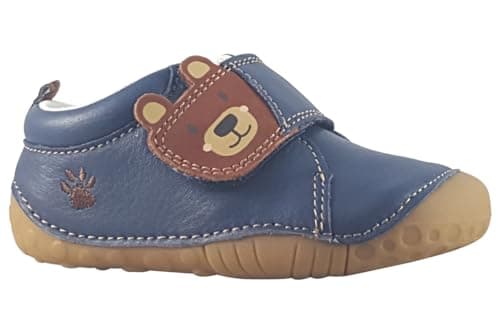 Image of Start-rite Bear Hug 0824-9 French Navy Leather Boys First Shoes F-Standard 4 Child