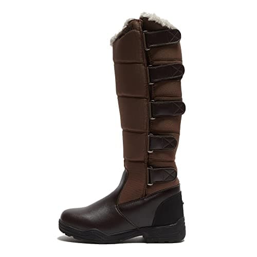 Image of Brogini Mens Kendal Insulated Winter Riding Boots Wellingtons Brown 7.5 UK