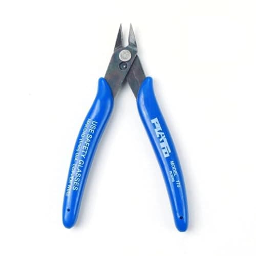 Image of Flush Cut Electrical Wire Cable Cutters Cutting Side Snips Flush Nipper Pliers