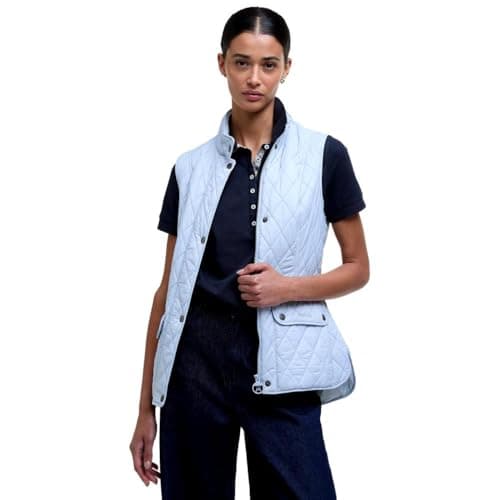 Image of Barbour Women's Otterburn Gilet, Breeze Blue, Breeze Blue, 20