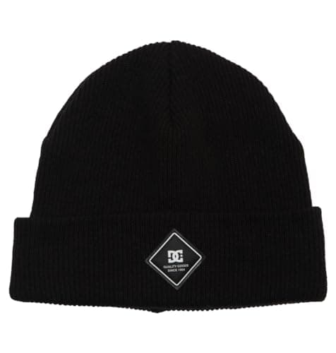 Image of DC Shoes Boys Label Beanie Hat, Black