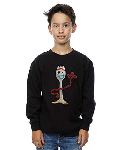 Image of Disney Boys Toy Story 4 Forky Sweatshirt Black 5-6 Years