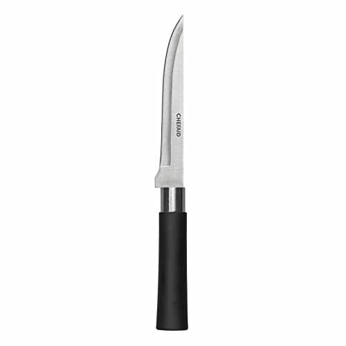 Image of Chef Aid 20cm / 8 Inch Stainless Steel Filleting and Boning Knife, Sharp Carbon Steel Blade with Ergonomic Soft Grip Handle for Ease of use, Perfect for Trimming Meat and Fish