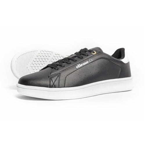 Image of Ellesse Mens Cupsole Trainers Black/White 12 UK