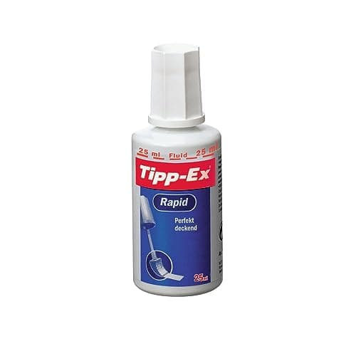 Image of Tipp-Ex Rapid Correction Fluid Fast-drying with Foam Applicator 20ml White Ref 885992 [Pack 10]