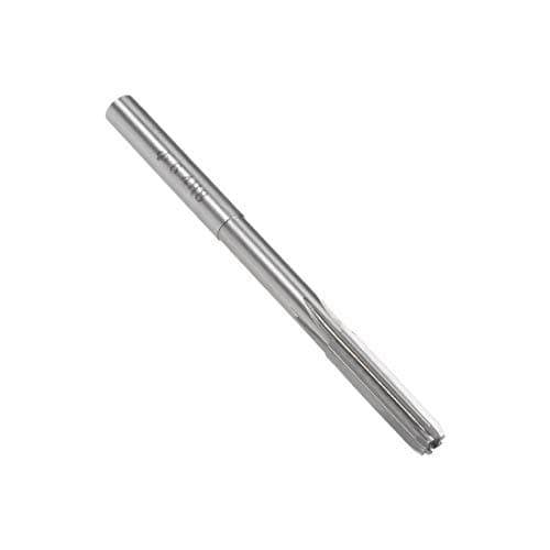 Image of sourcing map 6.4mm Chucking Reamer, HSS Cobalt M35 Lathe Machine Reamer D4 6 Straight Flutes, Round Shank Milling Cutting Tool, for Stainless Steel Alloy Copper Metal