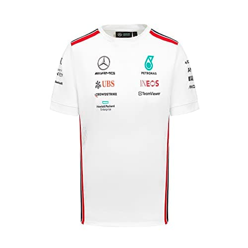 Image of Mercedes AMG Petronas Formula One Team - 2023 Team T-Shirt - White - Men - Size: XL