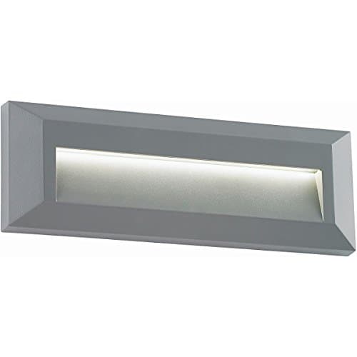 Image of Severus Grey Finish Indirect Warm White LED Outdoor Landscape Guide Pathway Driveway Wall Light IP65 Rated