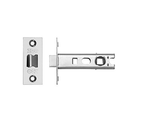 Image of EuroArt Contract Tubular Bolt Through Latch 76mm Heavy Duty Spring Latch for Internal Timber Doors